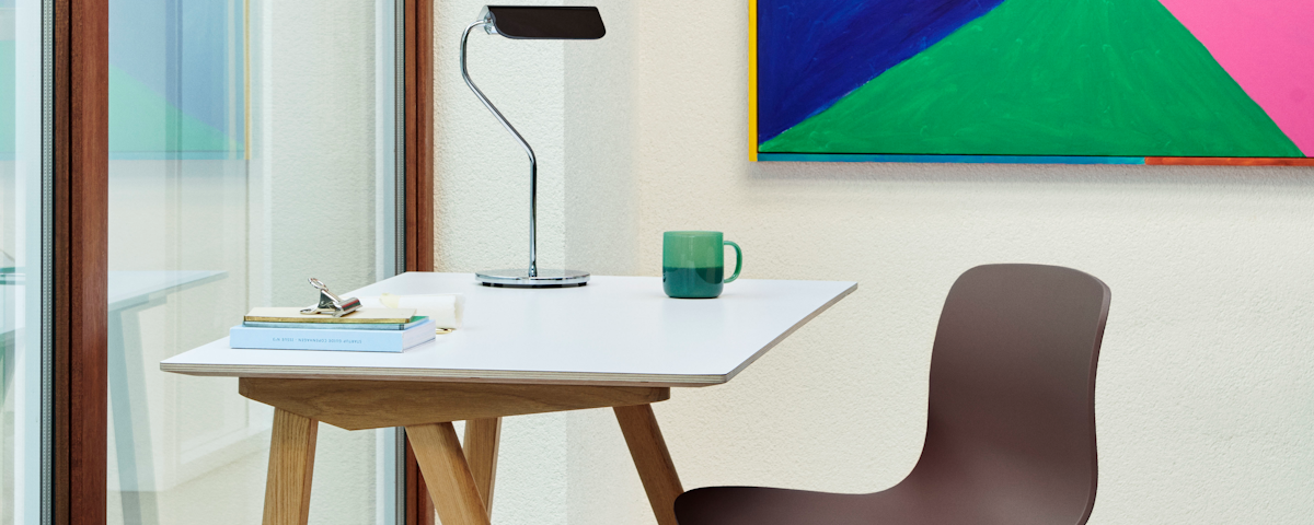 Apex Table Lamp in a home office setting