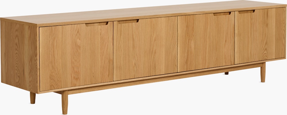 Raleigh Media Unit - 82",  Oak"