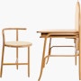 Allegory Vanity and Single Curve Stool Set Allegory Vanity and Single Curve Stool Set