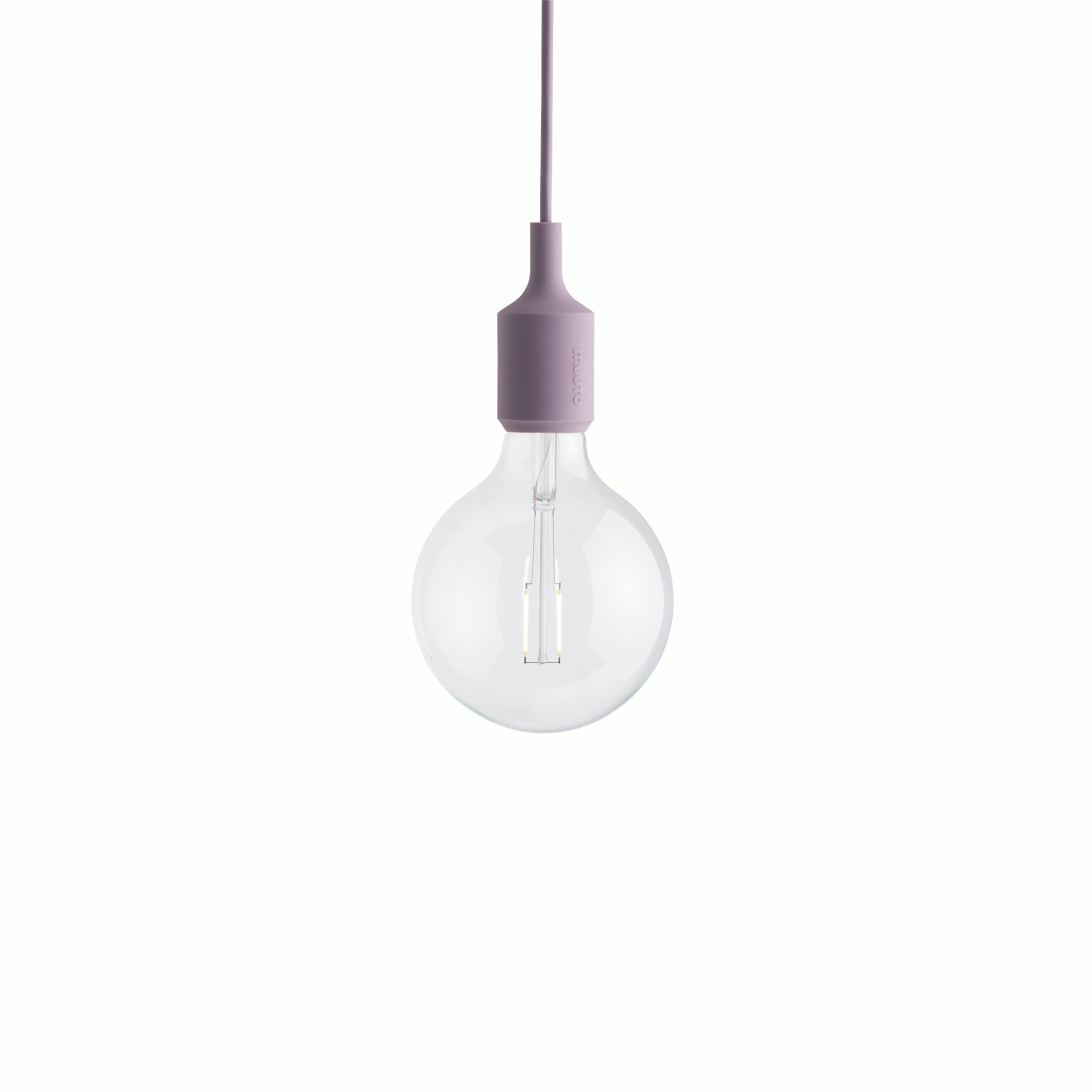E27 dusty lilac LED