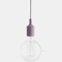 E27 dusty lilac LED