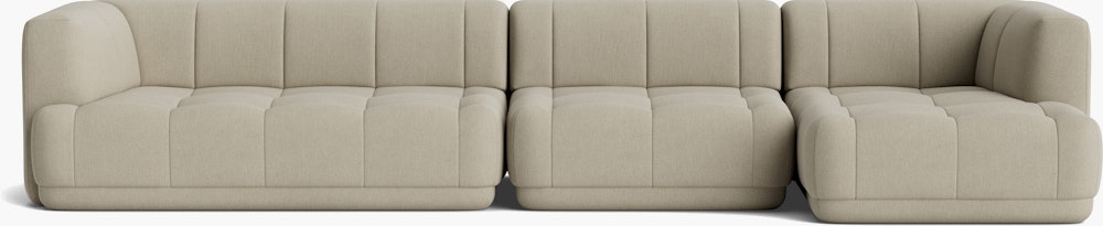 Quilton Sectional - Right with Armless Narrow