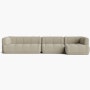 Quilton Sectional Chaise Quilton Wide Chaise Sectional