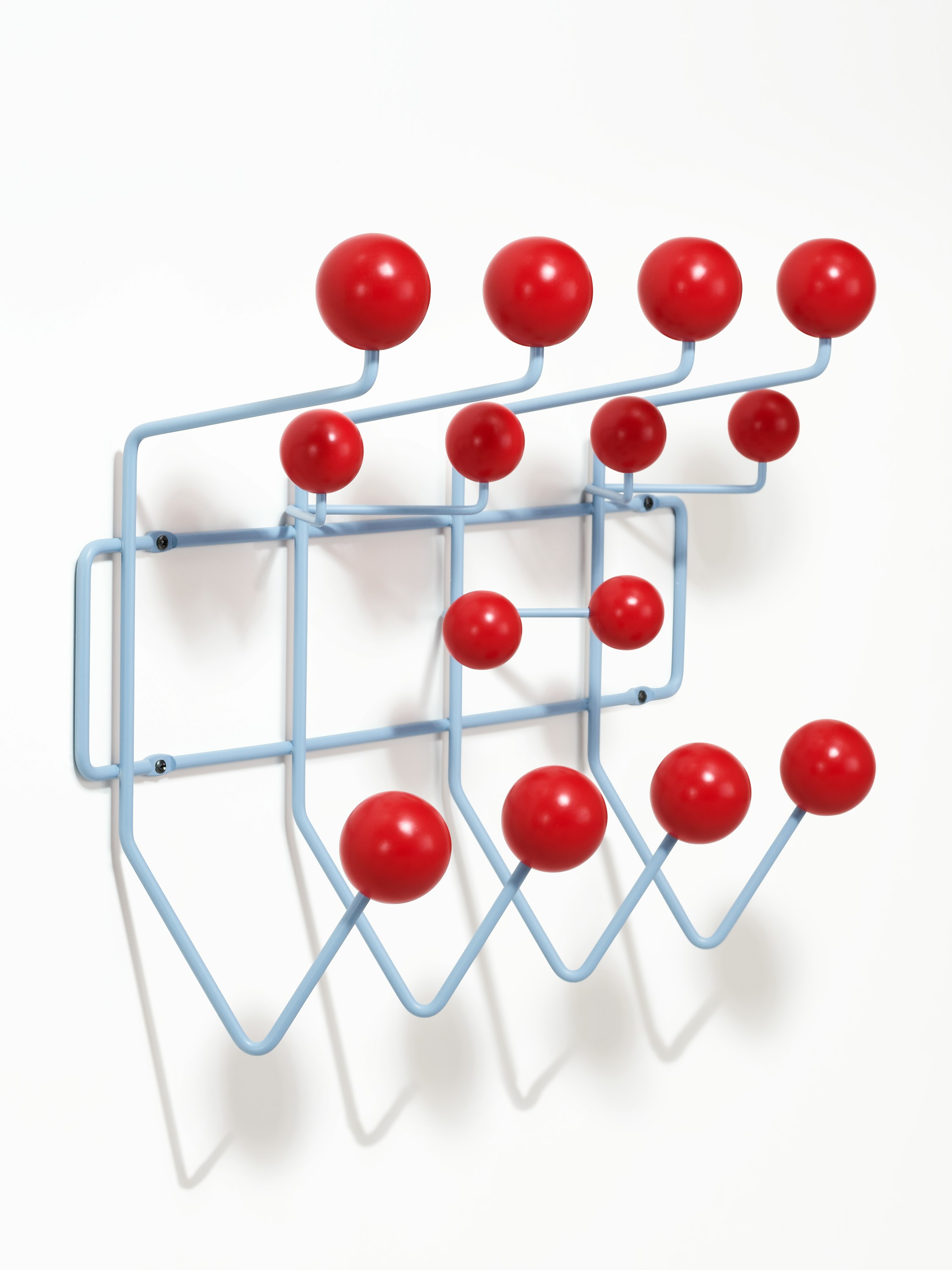 Eames Hang-It-All, Blue/Red