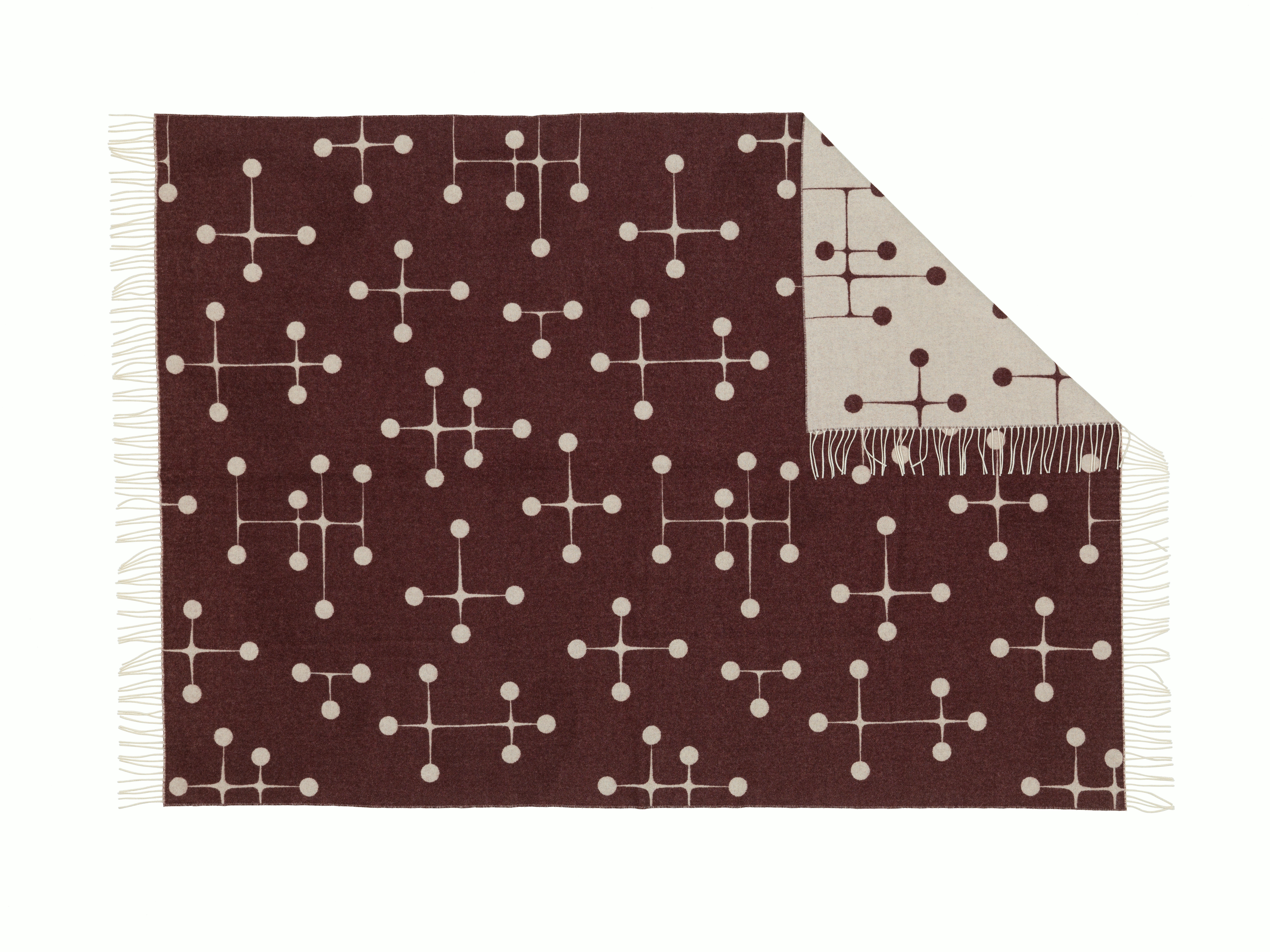 Eames Wool Blanket - Bordeaux, Limited Edition