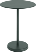 Linear Steel High Table, Round