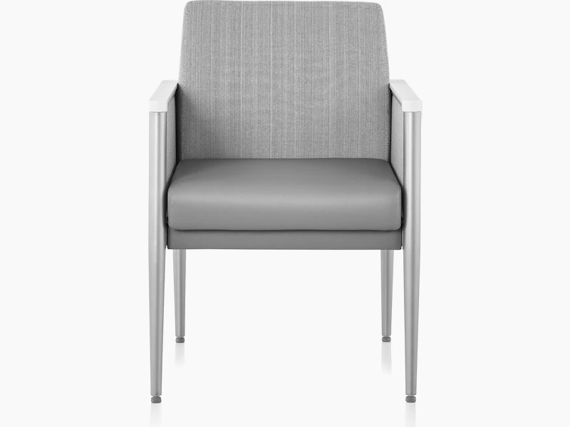 Front view of Palisade Chair on white sweep.