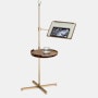 Galimede Library Stand in Walnut