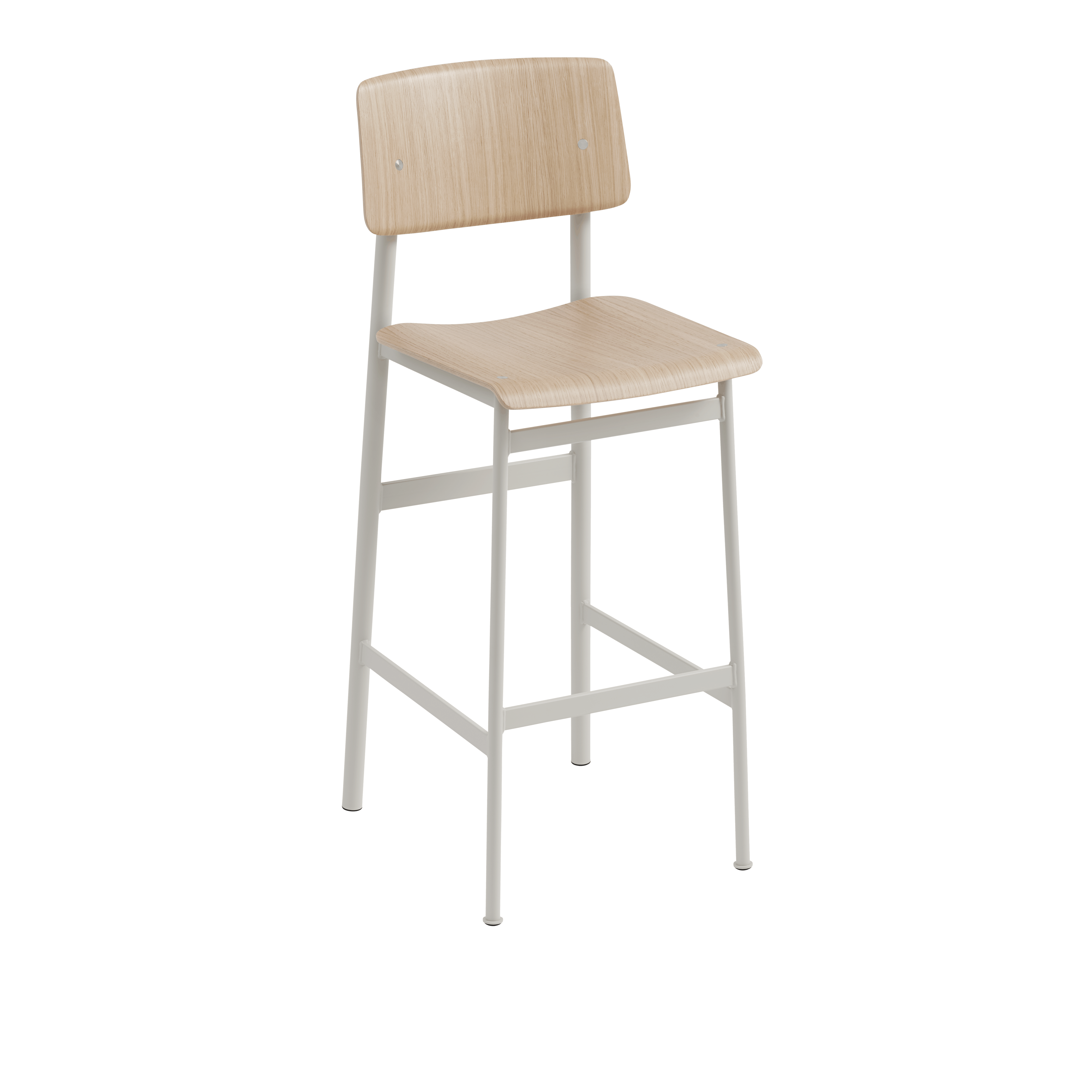 Loft BarStool - Grey, Oak