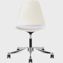 Eames Molded Plastic Task Side Chair with Seatpad
