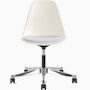 Eames Molded Plastic Task Side Chair with Seatpad Eames Molded Plastic Task Side Chair with Seatpad