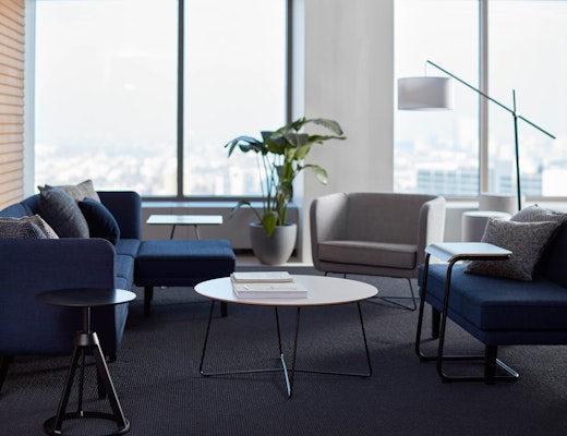 Rockwell Unscripted Modular Lounge Rockwell Unscripted modular lounge club chair occasional coffee table side table square toboggan pull up table piton side table