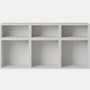 Stacked Storage Sideboard - Configuration 5,  Grey,  No Base