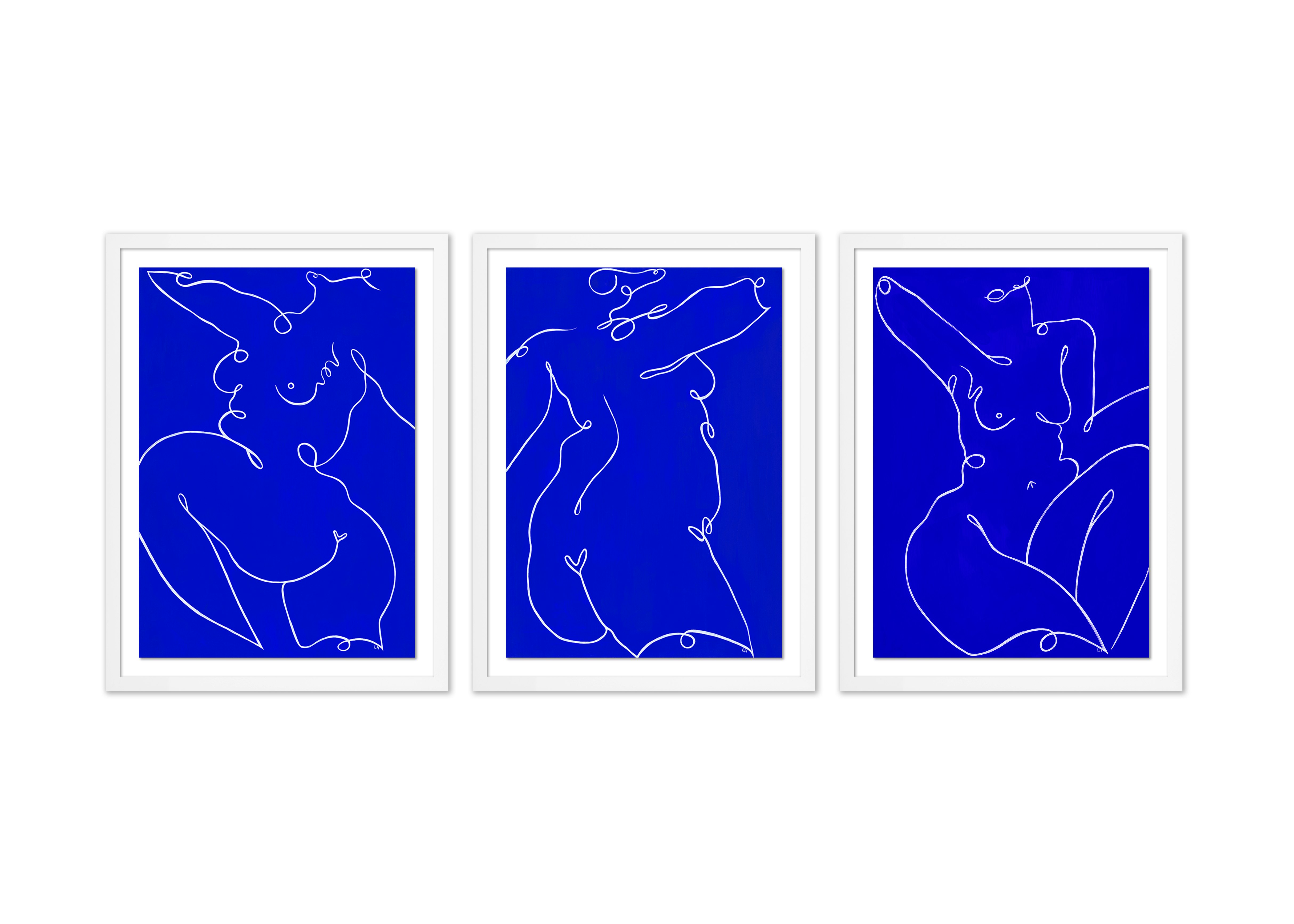 "Blue Dancer Series" by Laxmi Hussain