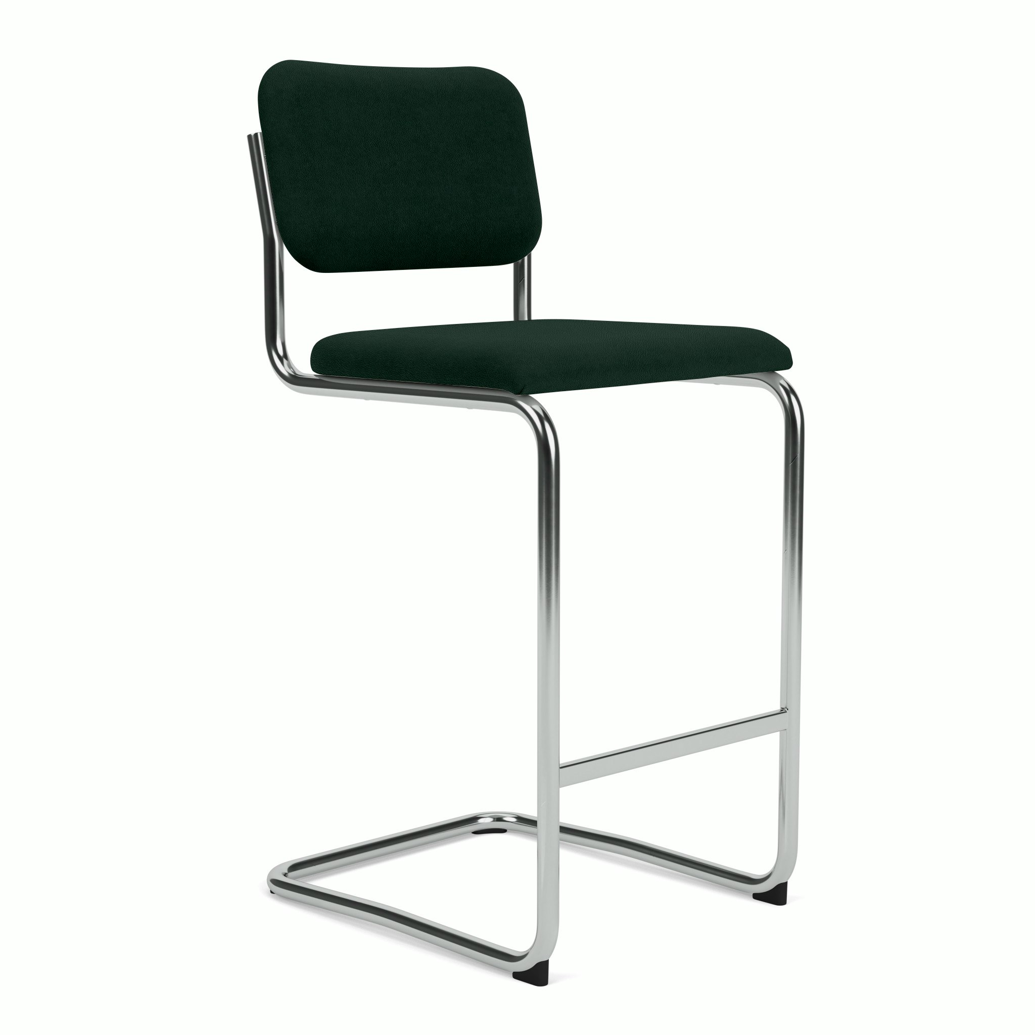 Cesca Bar Stool - Volo Leather,  Arbor Shade