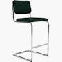 Cesca Fully Upholstered Stool  Cesca Upholstered Bar Height Stool