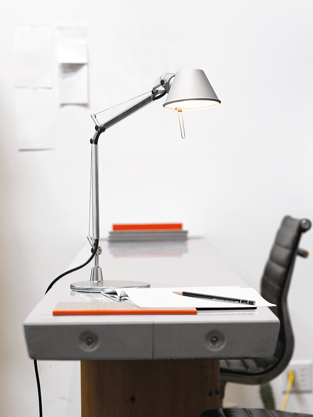Tolomeo Desk Lamp on a desk