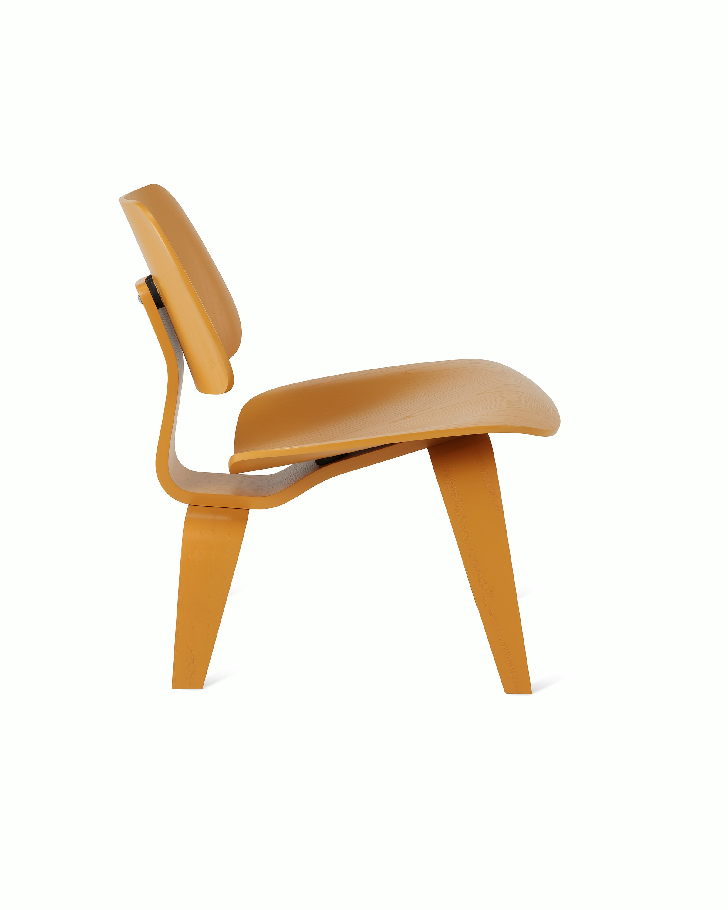 Eames Molded Plywood LCW, Yellow