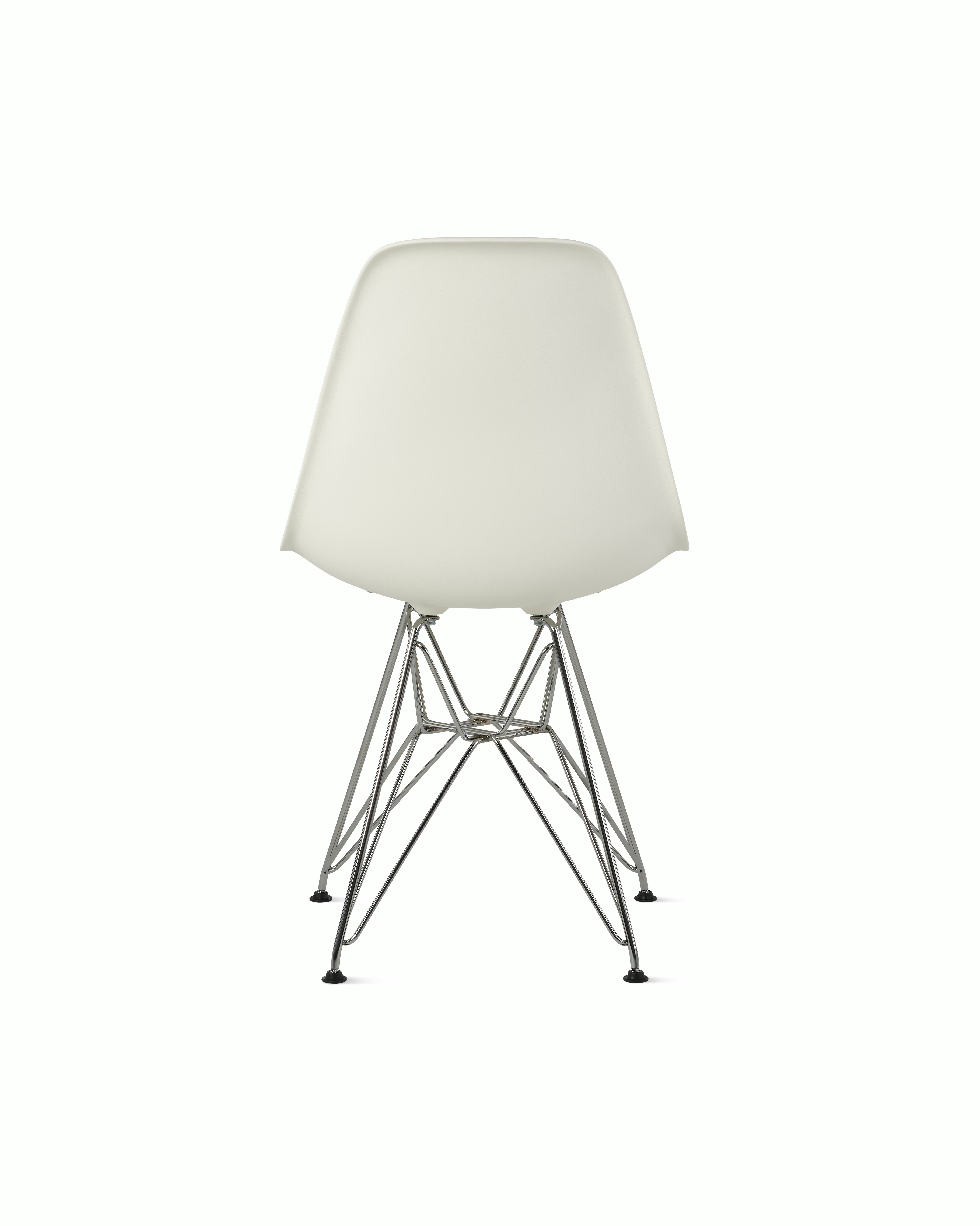 Eames Molded Plastic Side Chair with Seat Pad