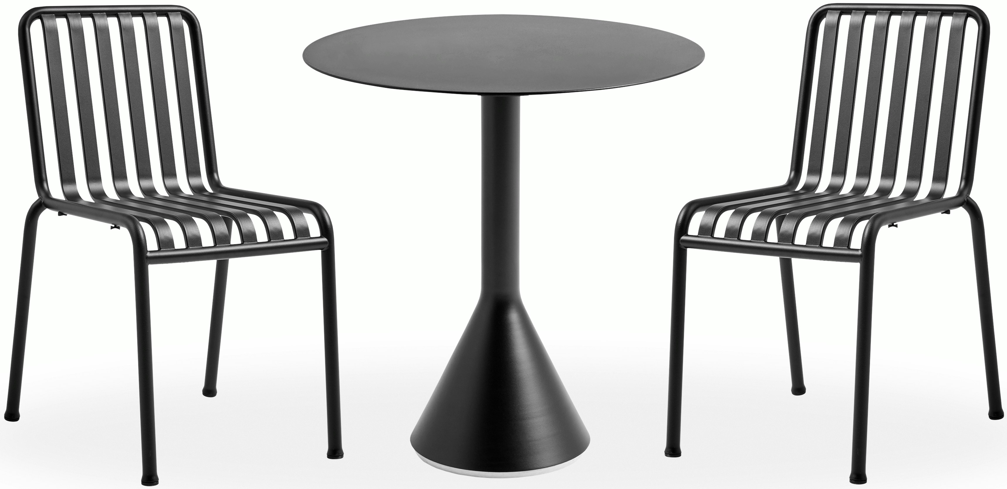 Palissade Caf&eacute; Set, Cone Table Round