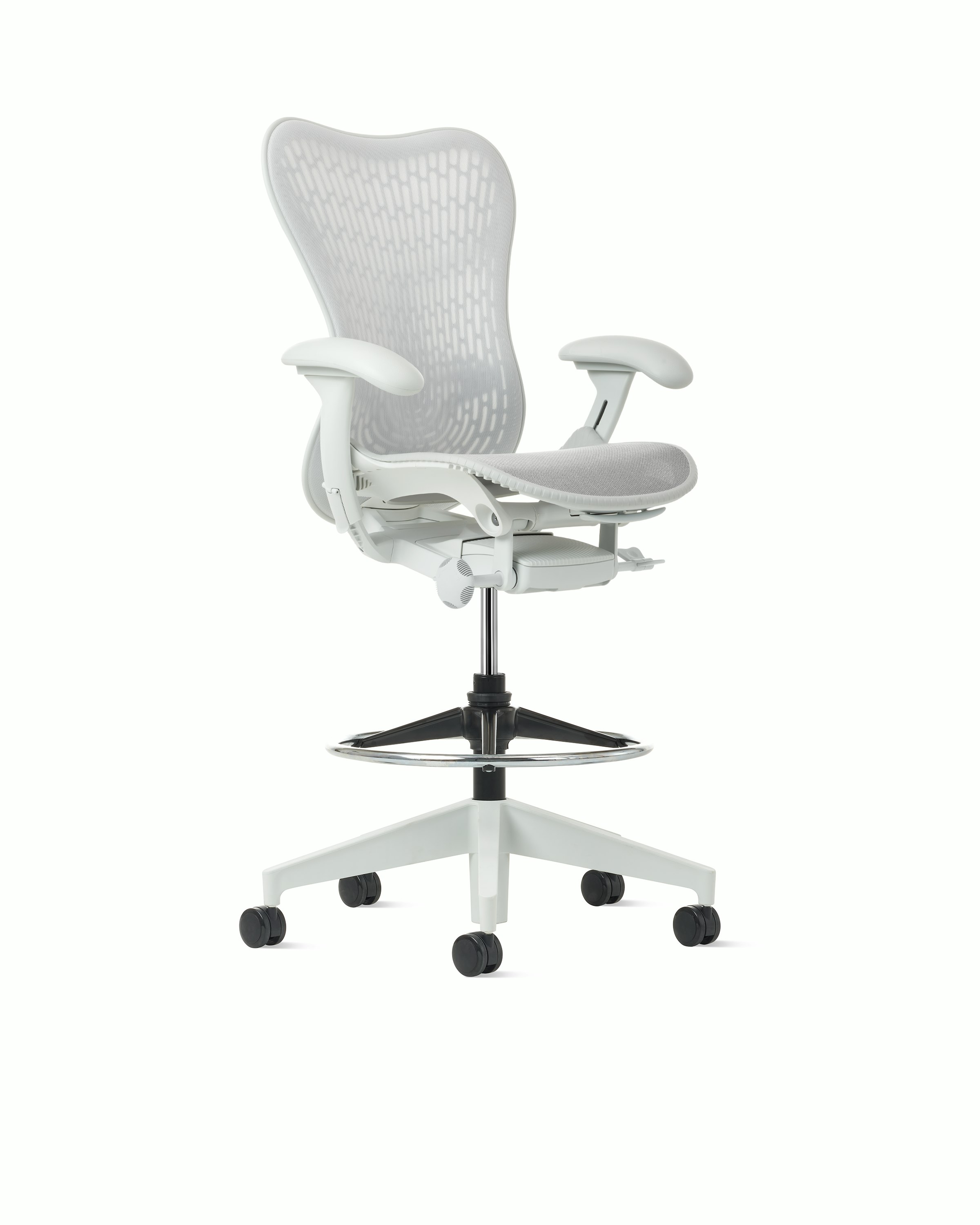 Mirra 2 Stool in Alpine with Alpine Butterfly Suspension and FlexFront seat