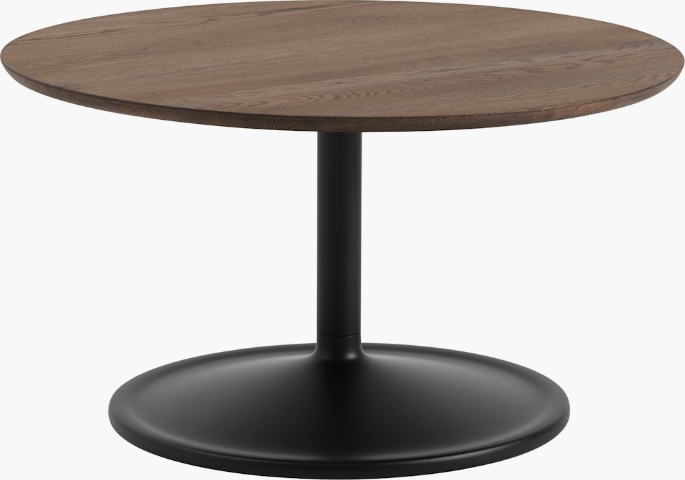 Soft coffee table 75 h42 dark oiled oak black muuto 5000x5000 hi res