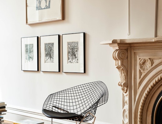 Bertoia Two-Tone black white two tone