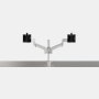 Lima Monitor Arm - Dual Arm, White