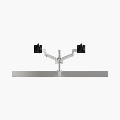 Lima Monitor Arm - Dual Arm, White Lima Monitor Arm - Dual Arm, White