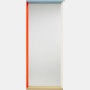 Colour Frame Mirror,  Blue/Orange,  Large