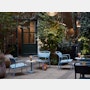 Linear Steel Lounge Armchair