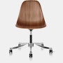 Eames Task Chair with Walnut Shell, viewed from front