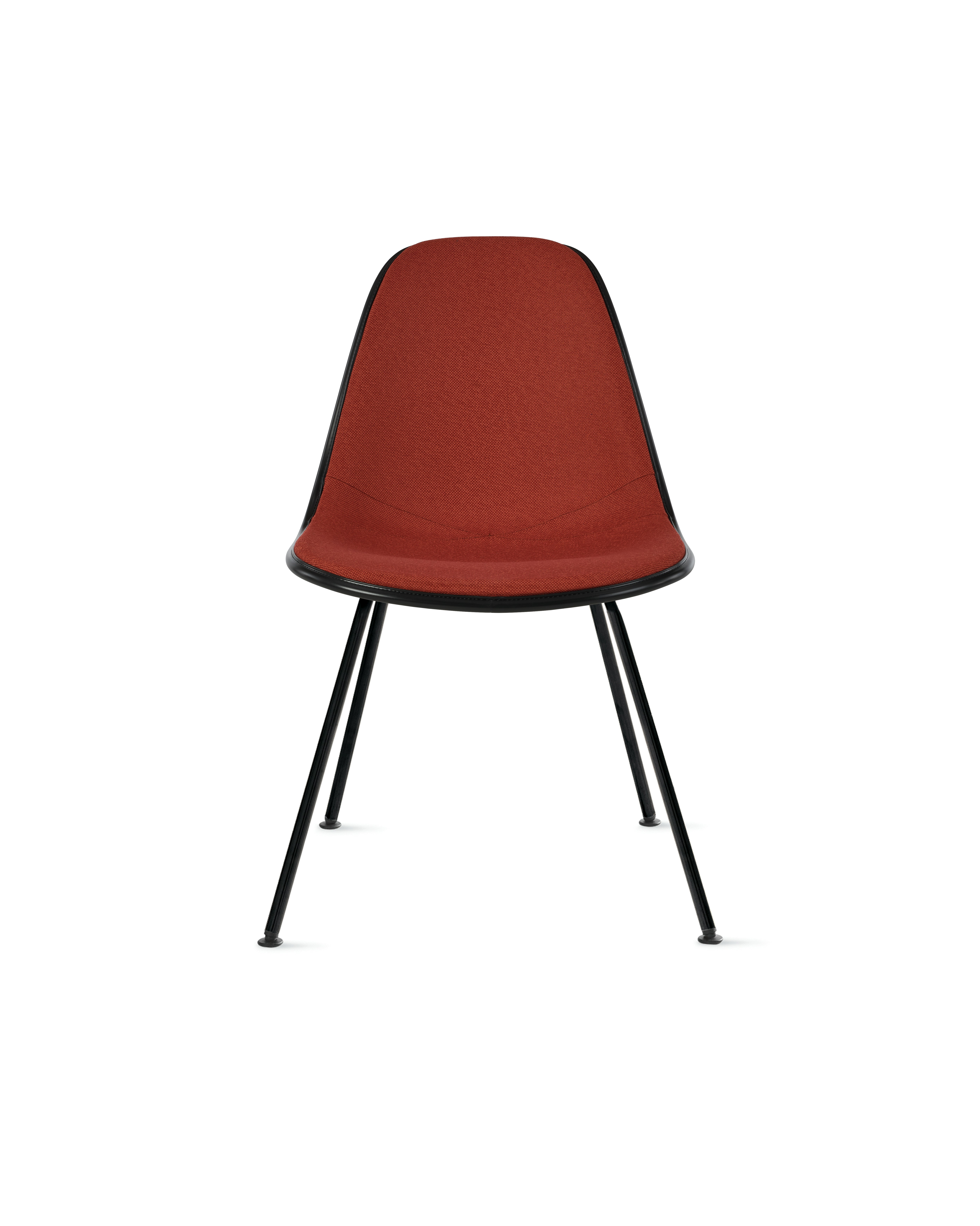 Eames Upholstered Molded Plastic Side Chair