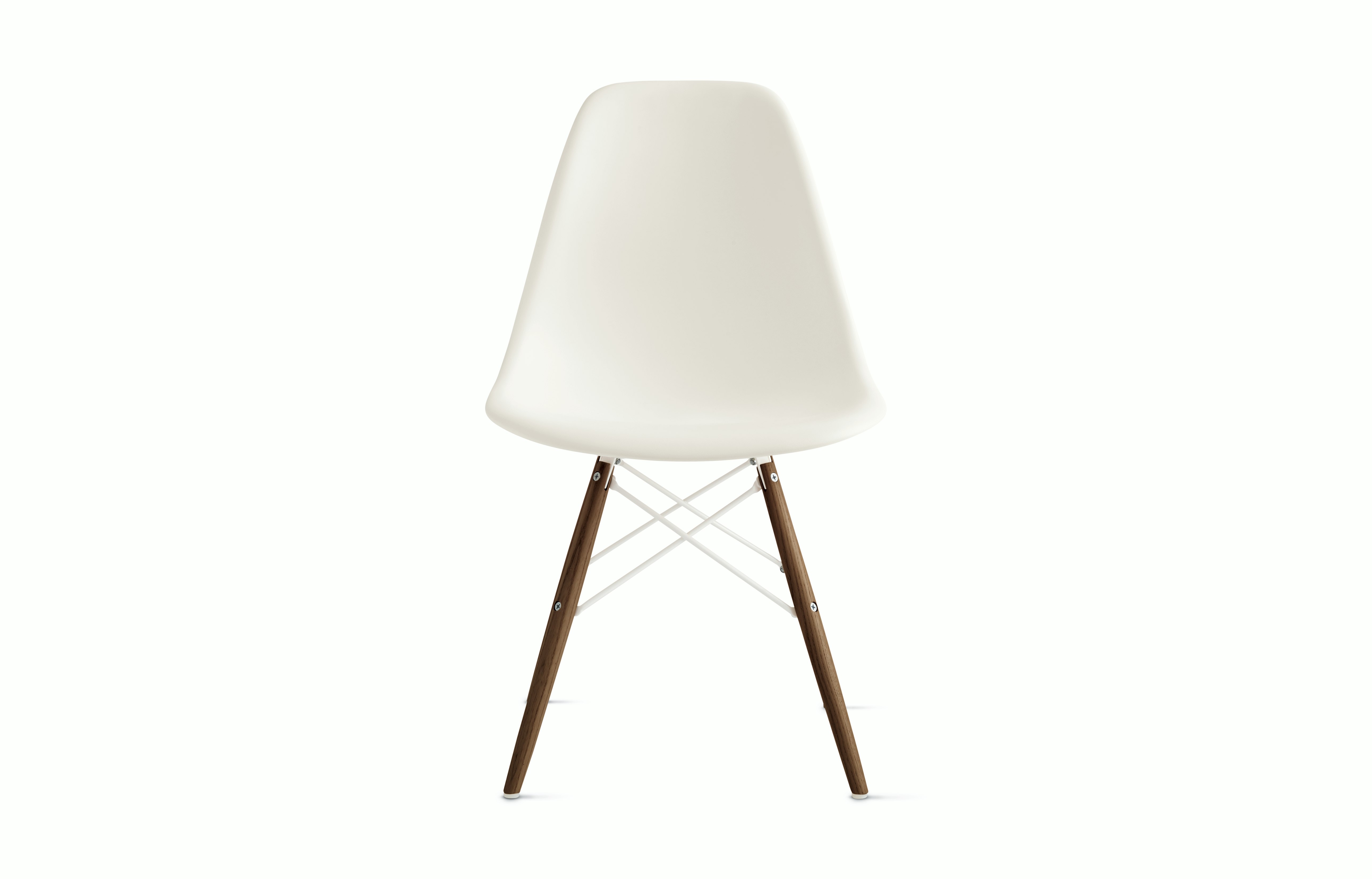 Eames Molded Plastic Dowel-Leg Side Chair (DSW)