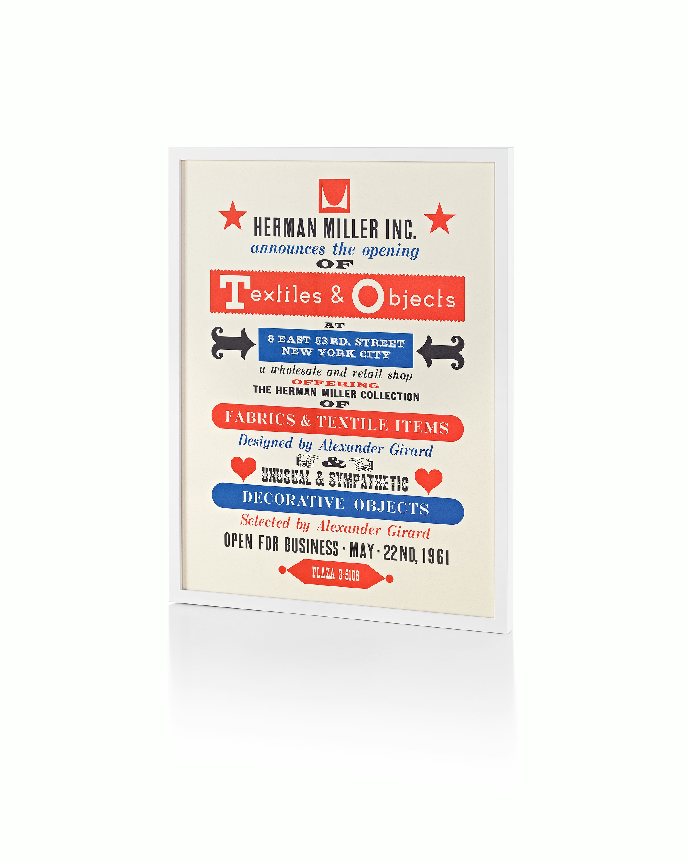 Textiles & Objects Poster