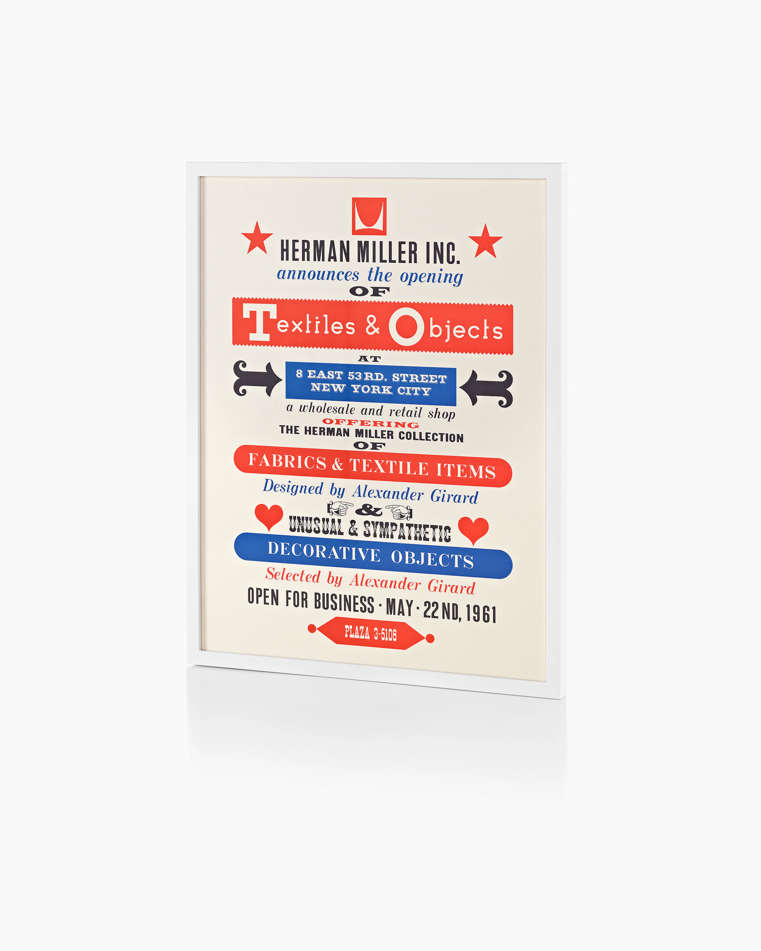 Textiles & Objects Poster