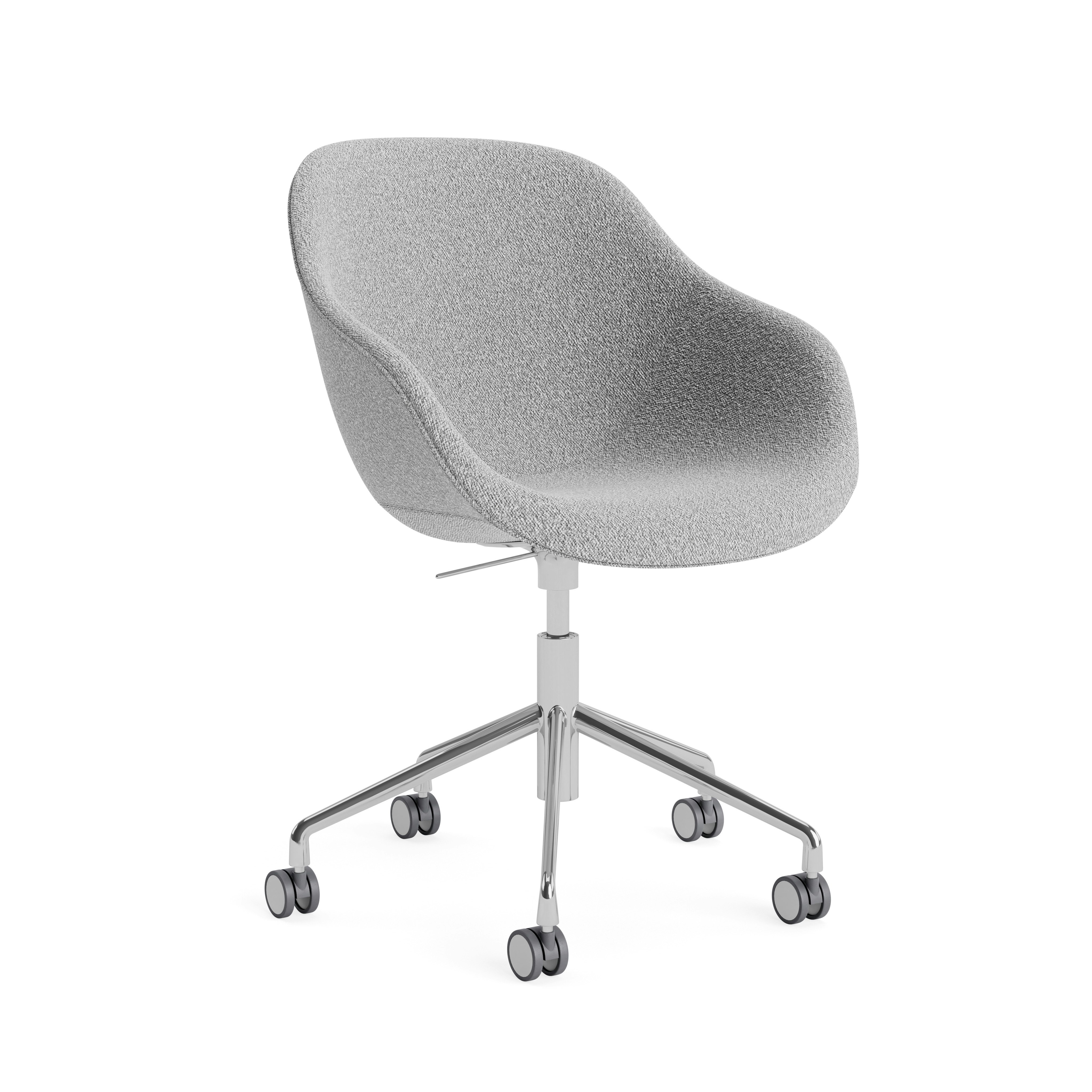AAC 153 - Uph Task Armchair - Flamiber, C8 Grey - Polished Aluminum