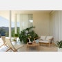 Crosshatch Outdoor Settee