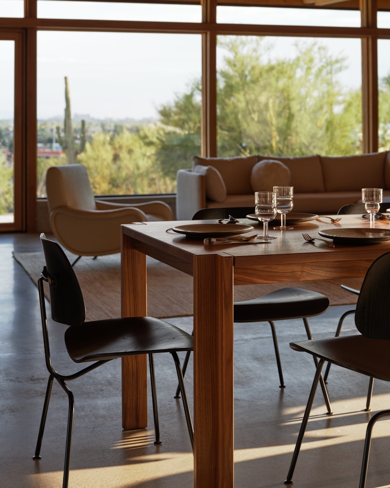 Eames Molded Plywood Dining Chair Metal Base (DCM)