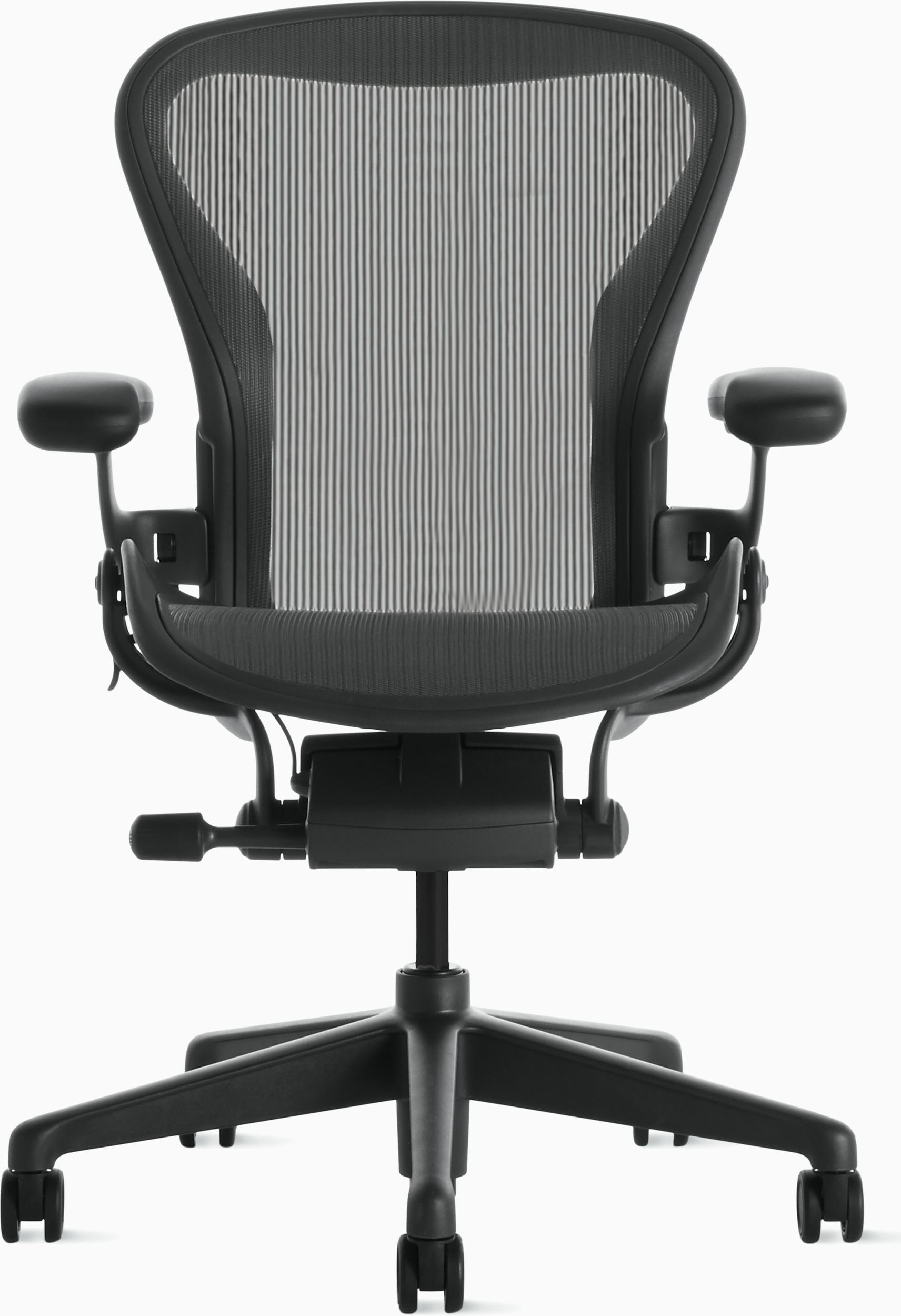 Herman Miller Aeron Classic Silver Mesh Back Task Chair - Size B