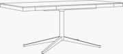 Florence Knoll Executive Desk