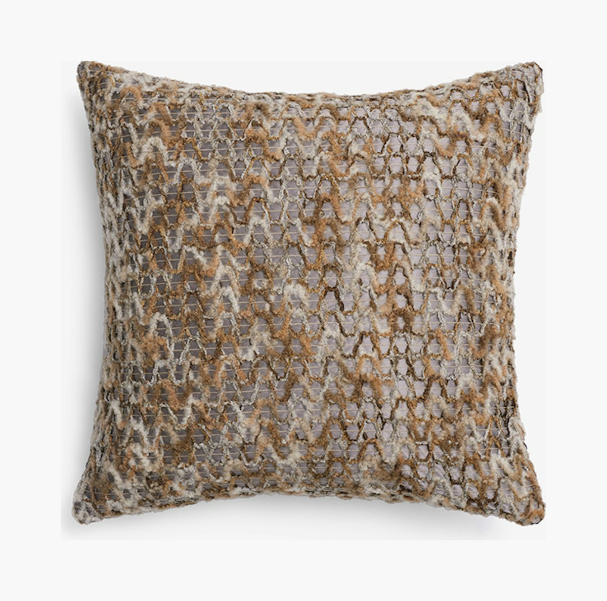 Modern Tufted Square Throw Pillow Summer Wheat - Threshold™