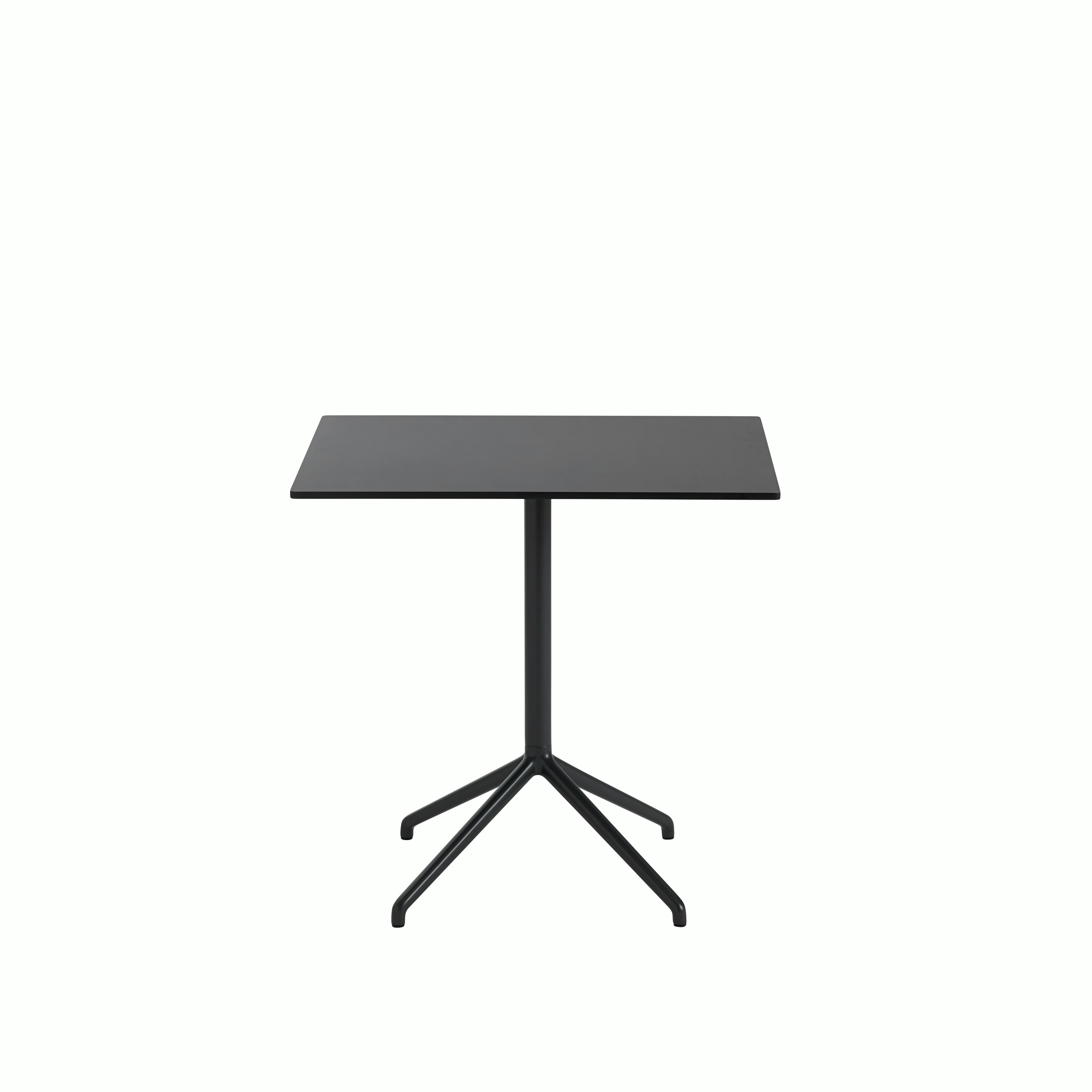 Still cafe table rectangular 75x65 h73 black nano Muuto hi res