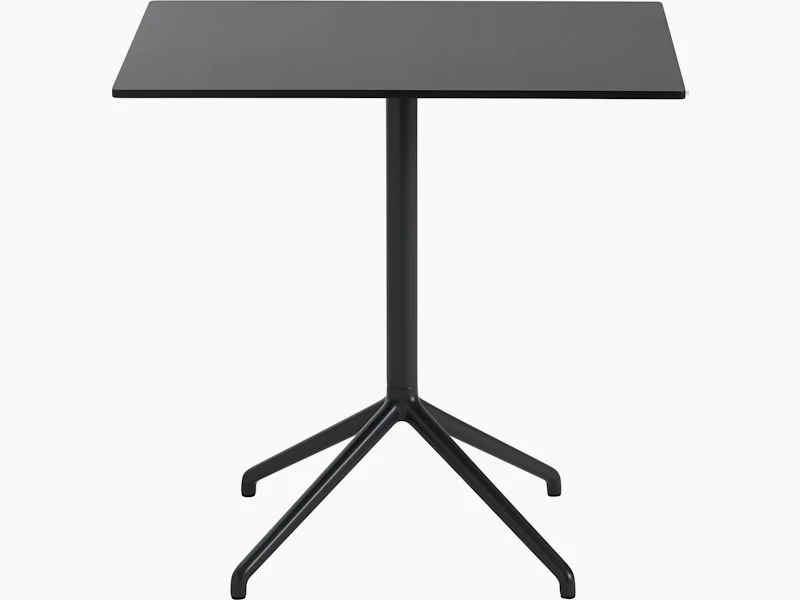 Still cafe table rectangular 75x65 h73 black nano Muuto hi res
