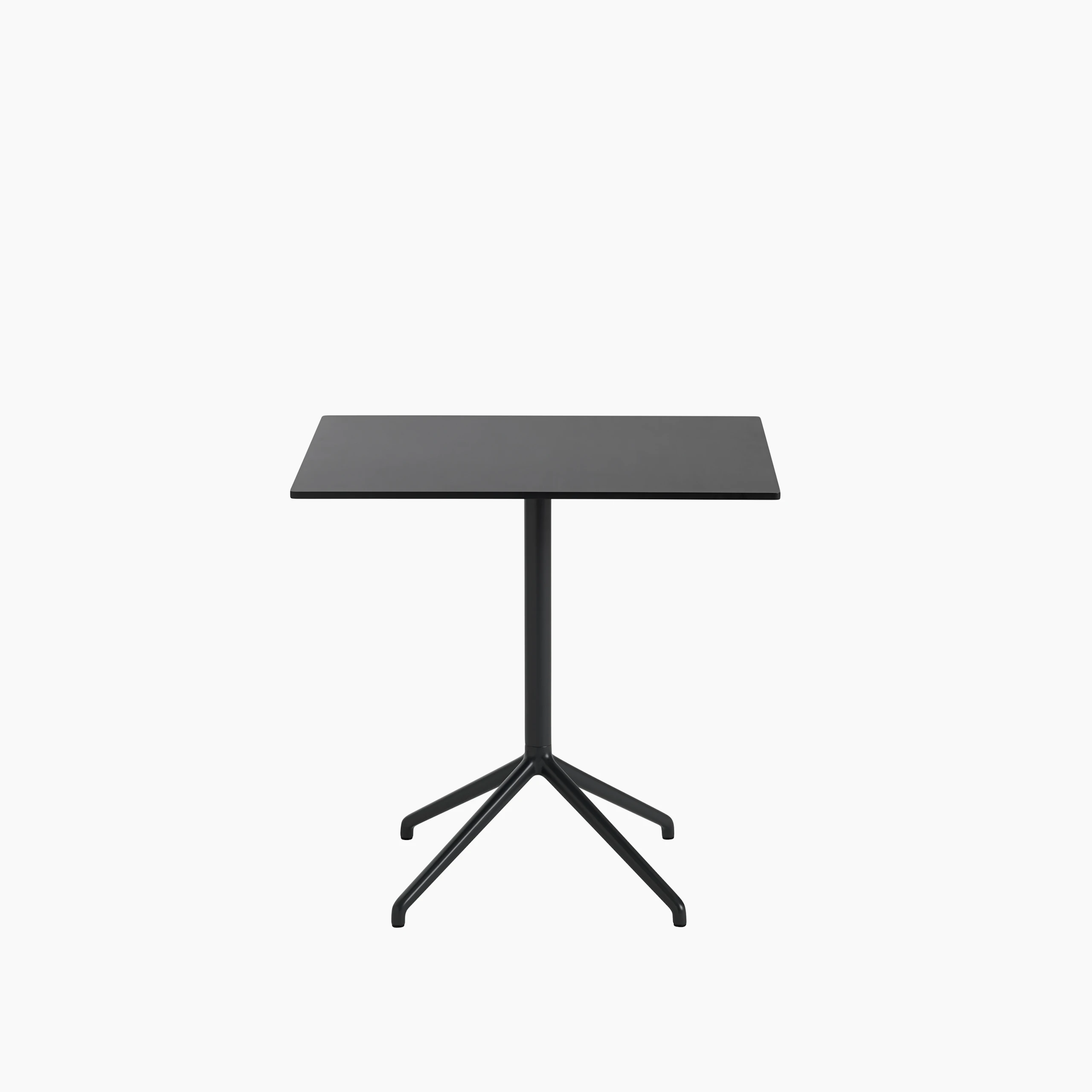 Still cafe table rectangular 75x65 h73 black nano Muuto hi res