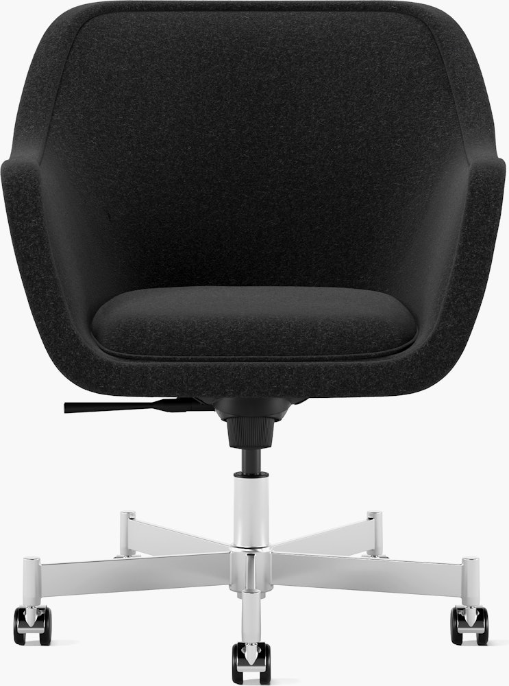 Bumper Task Chair - High Arm,  Pecora Basalt