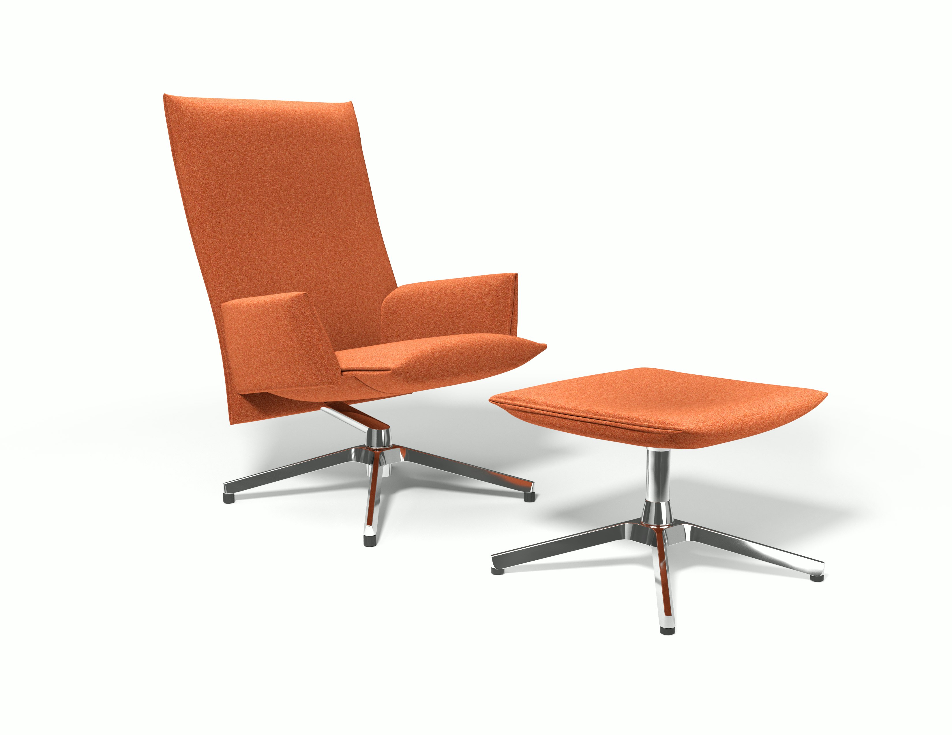 pilot chair and ottoman barber osgerby