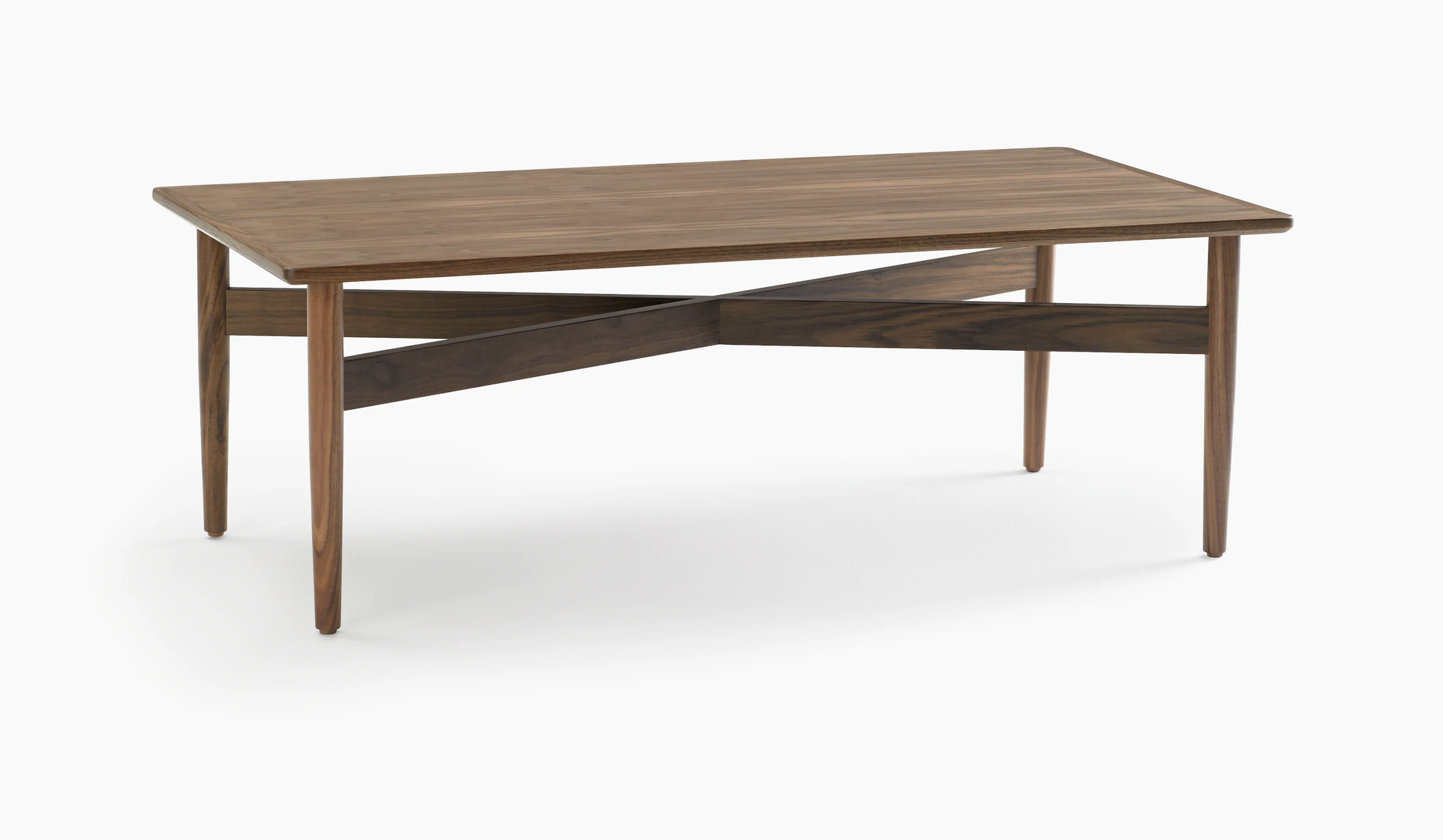 A Hemlock Coffee Table in walnut.
