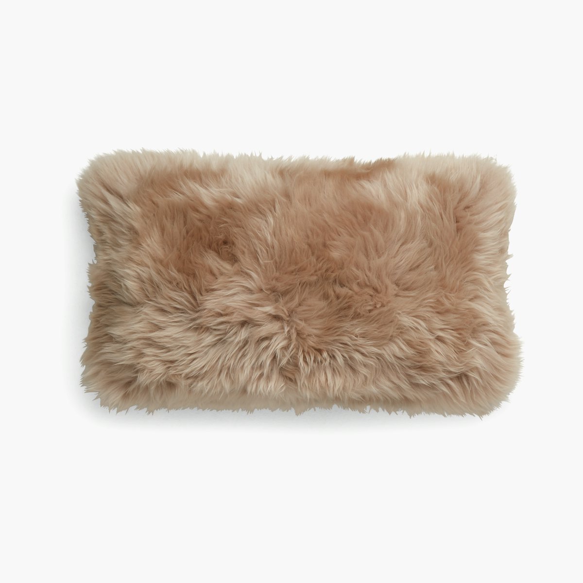 Sheepskin Pillow Sheepskin Lumbar Throw Pillow