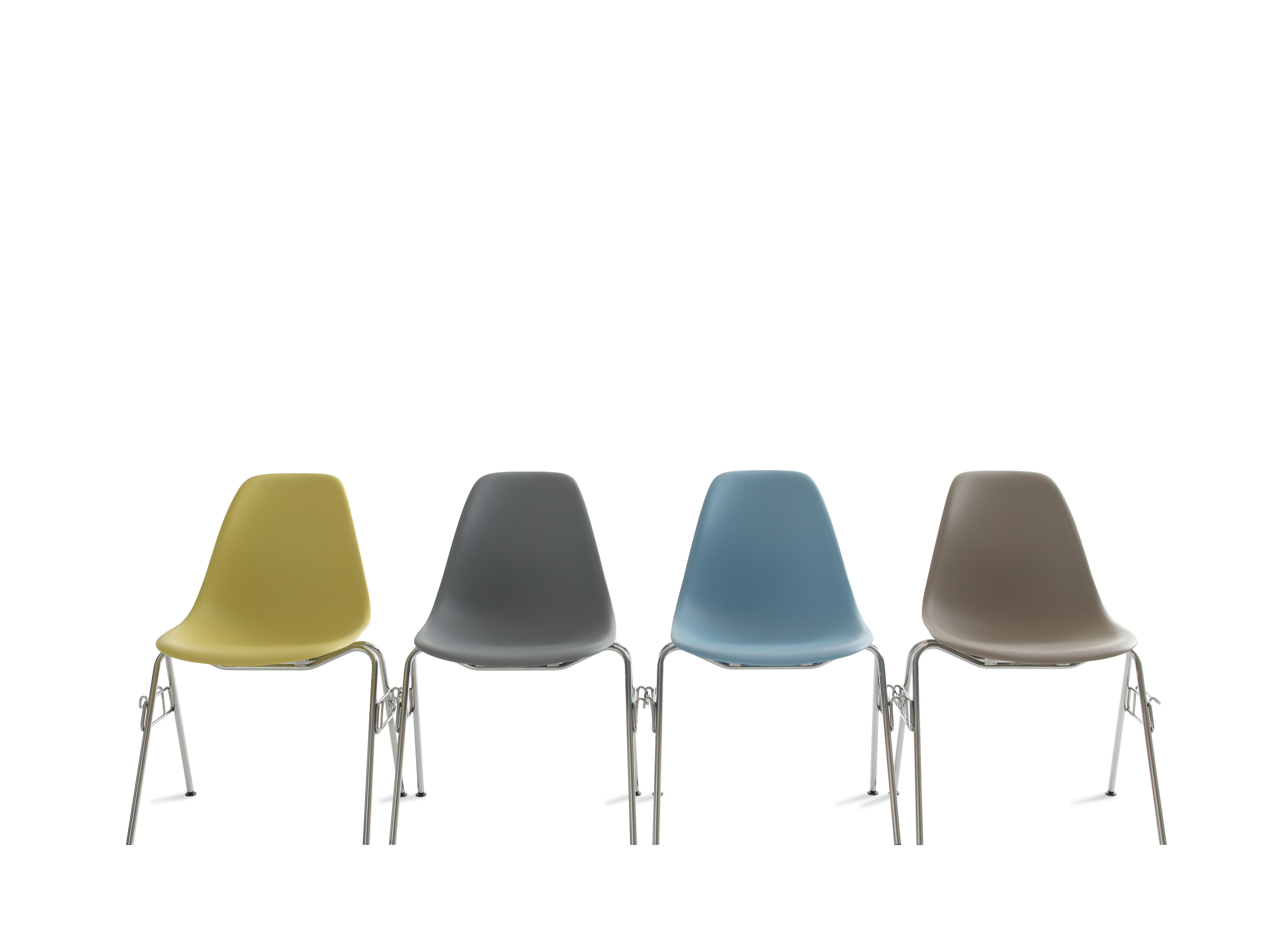 Eames Molded Fiberglass Side Chair, Stacking Base – Design Within
